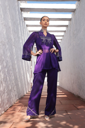 BRIGHT PURPLE CORD-SET 3 PIECE