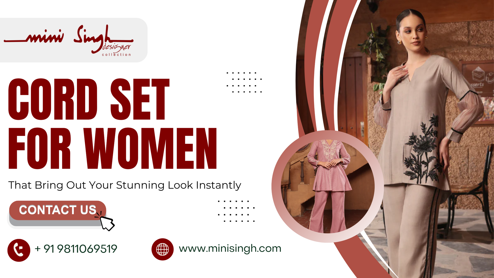 Cord Set for Women That Bring Out Your Stunning Look Instantly