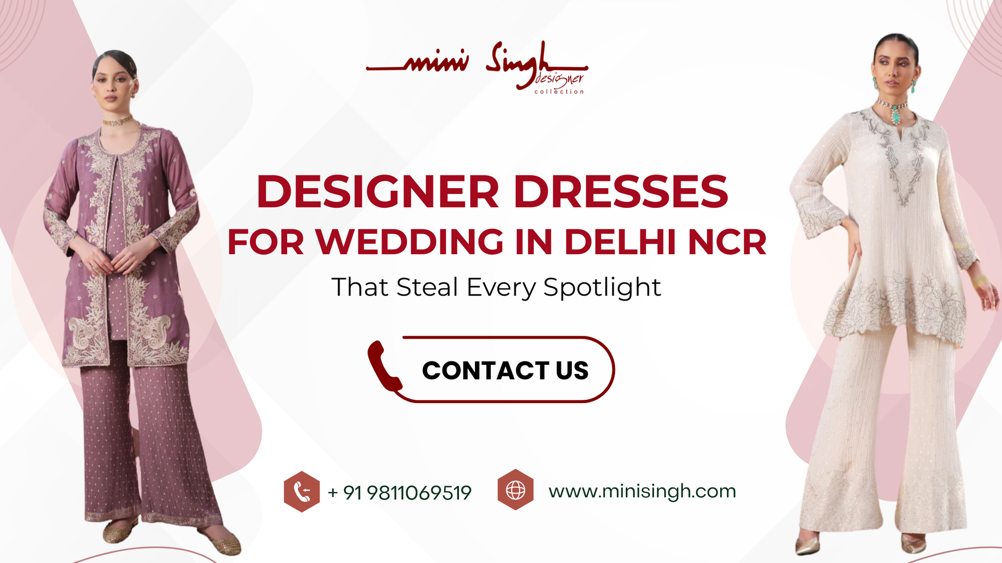 Designer Dresses for Wedding in Delhi NCR That Steal Every Spotlight