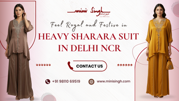 Feel Royal and Festive in Heavy Sharara Suit in Delhi NCR