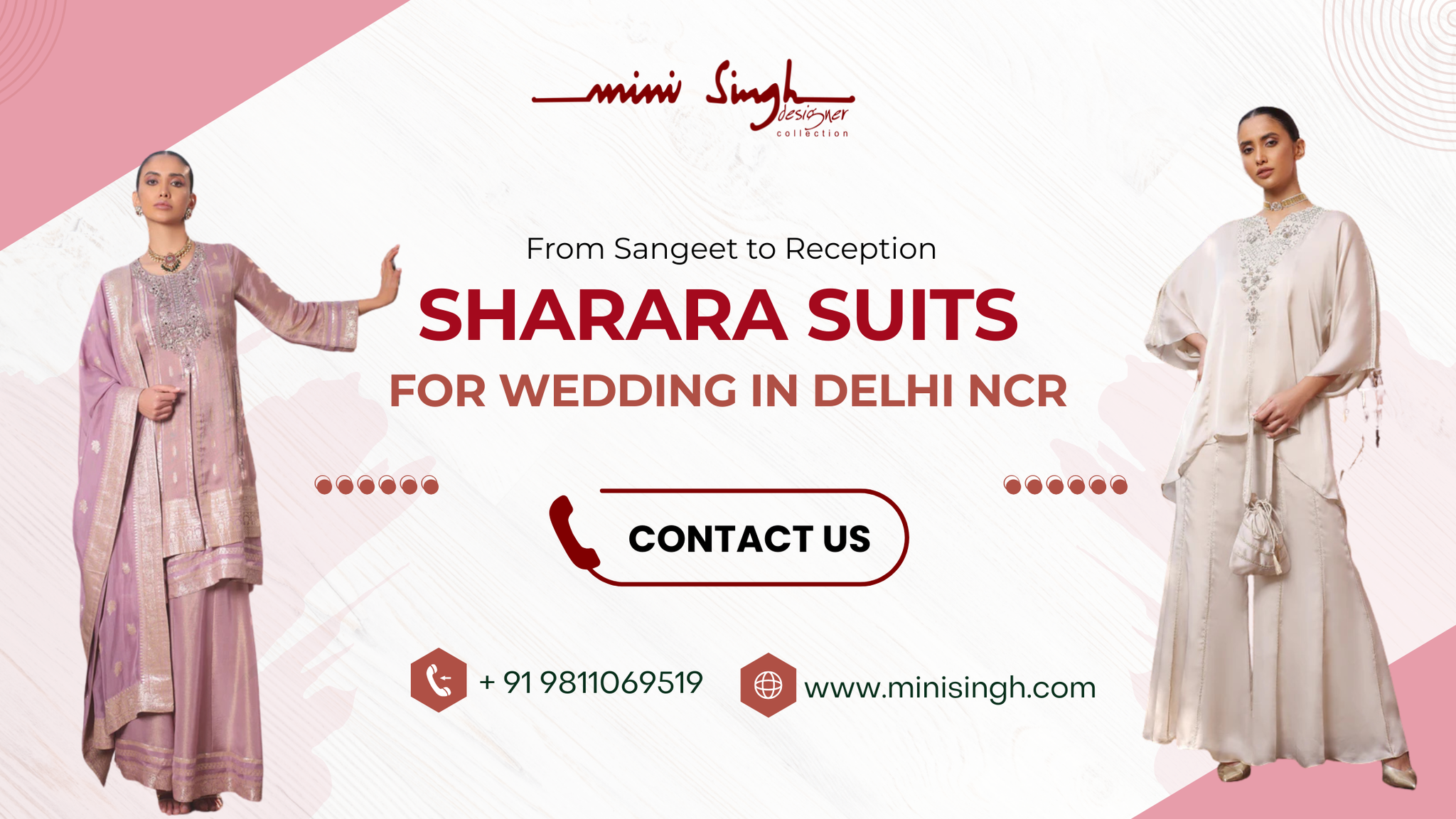From Sangeet to Reception: Sharara Suits for Wedding in Delhi NCR