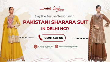 Slay the Festive Season with Pakistani Sharara Suits in Delhi NCR