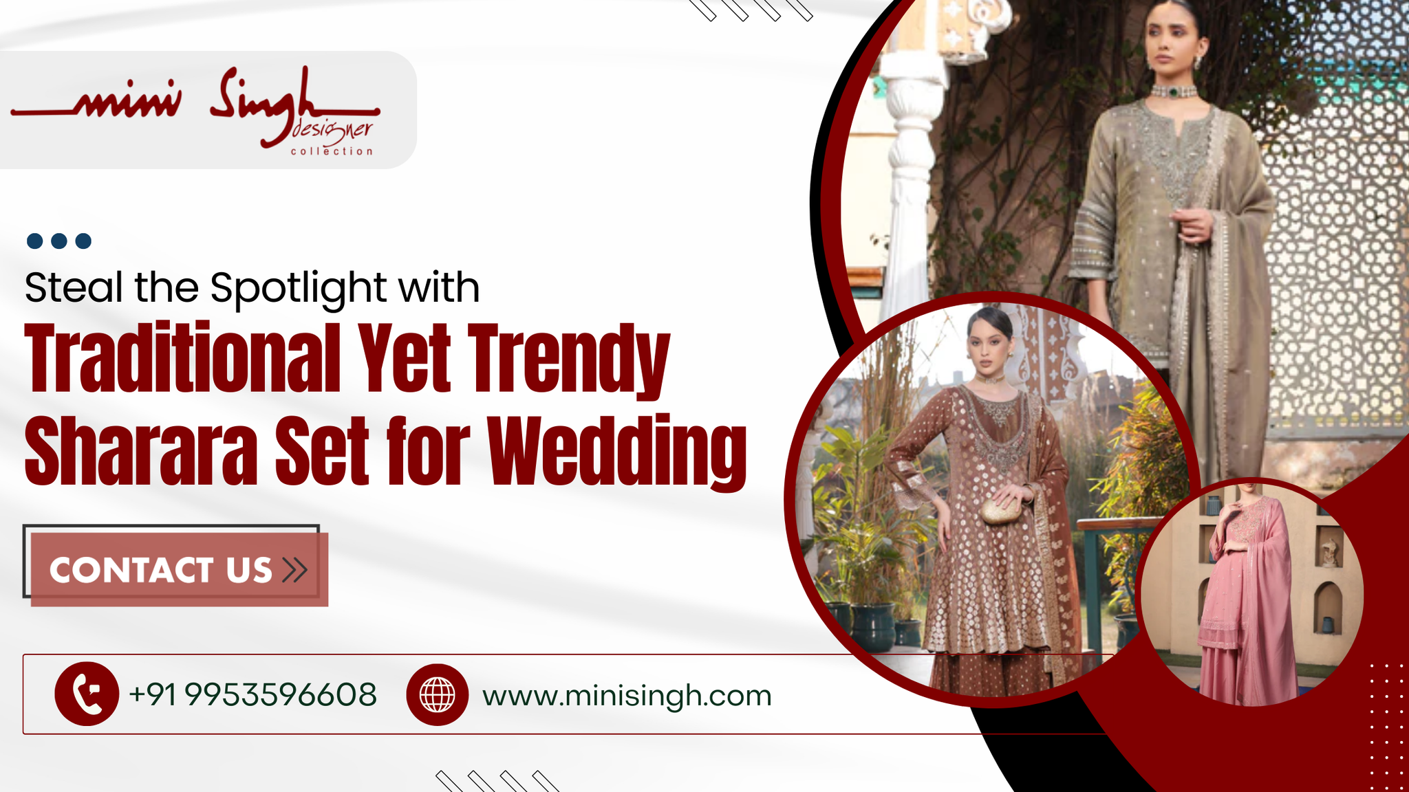 Steal the Spotlight with Traditional Yet Trendy Sharara Set for Wedding