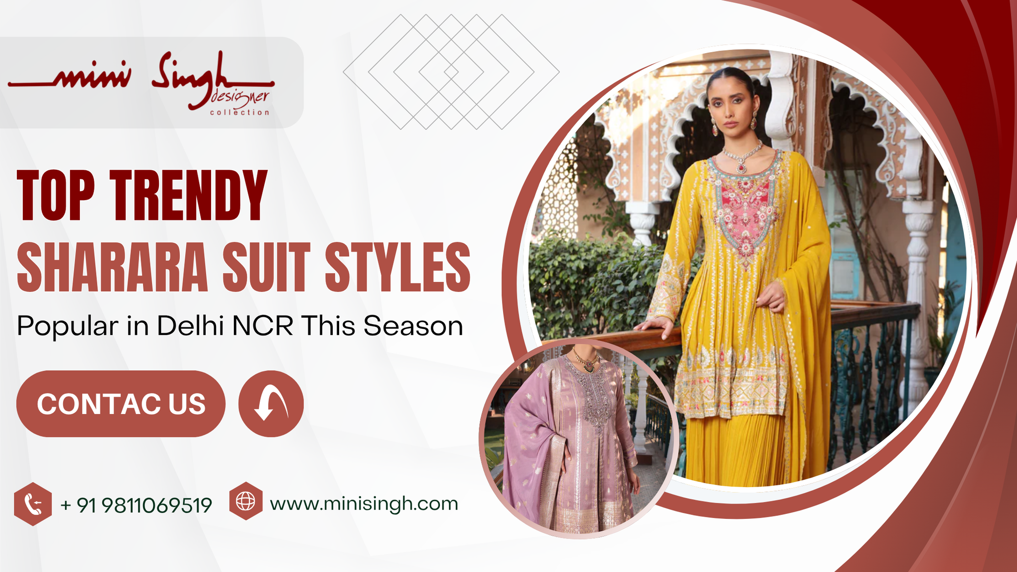 Top Trendy Sharara Suit Styles Popular in Delhi NCR This Season