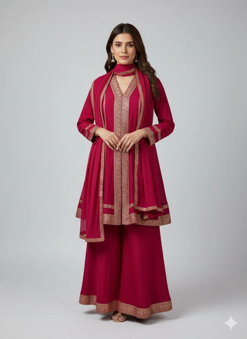 trending designer suit with dupatta