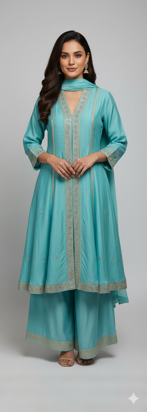 trending designer suit with dupatta